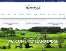 Tablet Screenshot of elandlodge.com